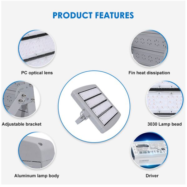 Наружный водонепроницаемый баскетбольный стадион светодиодный светодиодный модуль 50w 100w 150w 200w 250w 300w 400w