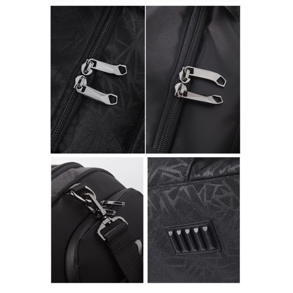 Black Crossbody 55L Duffle Bag Travel Luggage Handbag 1.1KG