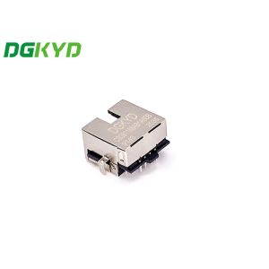 SMT Sink 2.8 DIP Single Port RJ45 Connector With Metal Shield DGKYDCB281188AB1A6DB9