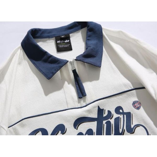 Футболка печати рукава небольших людей производителей одежды Moq половинная с молнией