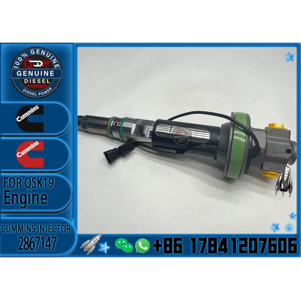 New Good Testing High Performance Fuel Injector 2882077 2867147 Y431K05392 2882077PX for QSK19 QSK38 QSK50 More