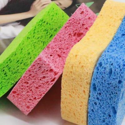 Esponja fina para limpeza de lavatório de cozinha Custom vegetal natural de celulose cozinha