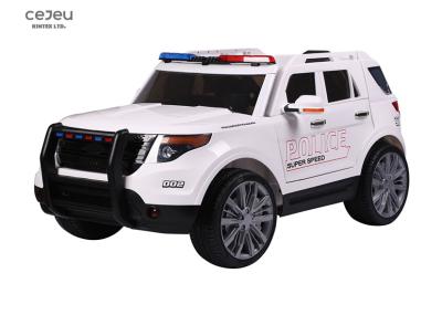 As crianças de 36 meses montam em Toy Car 1 passeio de Seater no jipe 3.5km/Hr da polícia