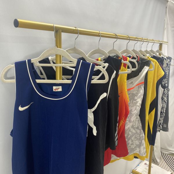 Quick Drying Used Brand Clothes Second Hand Brand Vest Breathable Sport Clothing