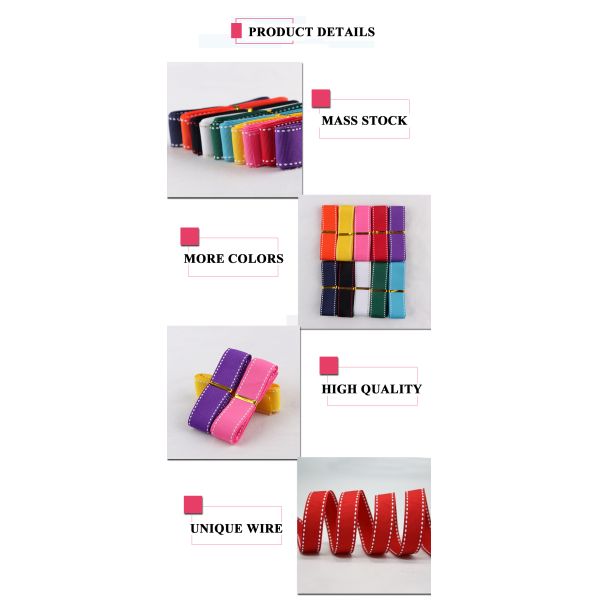 Double Face 1 Inch Grosgrain Ribbon 100% Polyester Perfect for Handmade Crafts