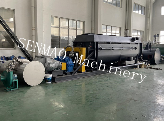 Paste Material Dryer Machine Soybean Meal Sludge Paddle Dryer