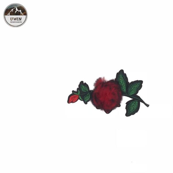 Distinct Design Floral Embroidery Patches , Eco Friendly Stick On Patches For Clothes