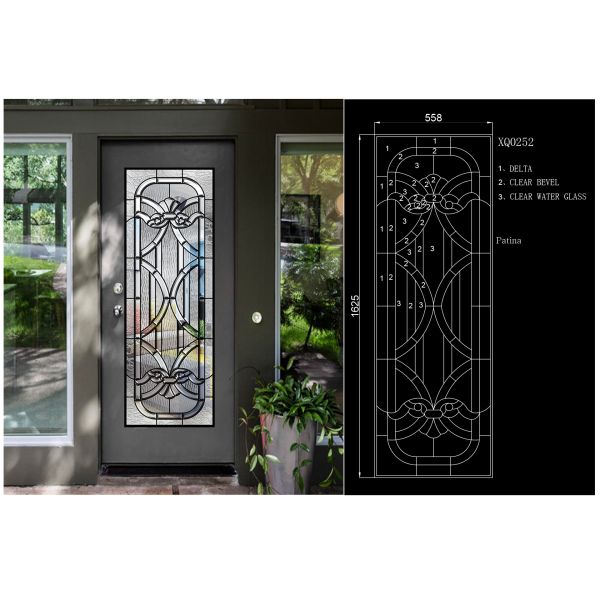 Antique Decorative Panel Glass , Solid Flat Tempered Glass Panels For Building