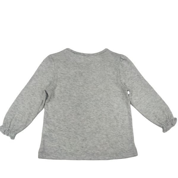Newborn Baby Girls Long Sleeve Tops in 100% Cotton Fabric with Round Neck Design