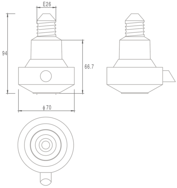 Bulb Holder Control Passage Lighting And Doorway Lighting Adapter E26 E27 Adjustable Lux Threshold
