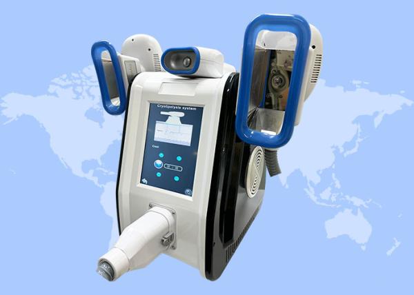 Dual Handle Chin And Body Shaping Cooling Pads Cryolipolysis Machine