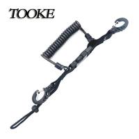 Lanyard de ressort en plastique de poignet de plongée en TPU flexible et sécurisé pour le snorkeling et le surf