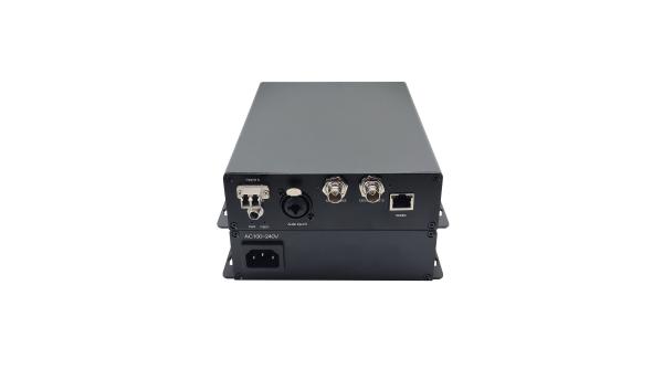 Multi-Functional 5CH 12G SDI to Ethernet Fiber Optic Converter With XLR Audio