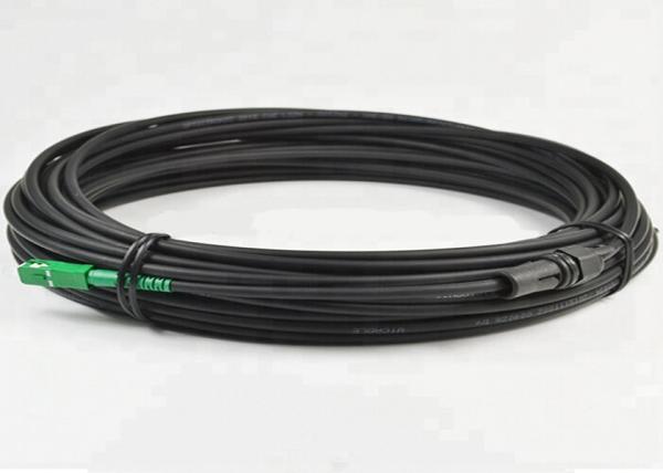 Waterproof 4.8mm simplex SCAPC outdoor fiber optic patch cord