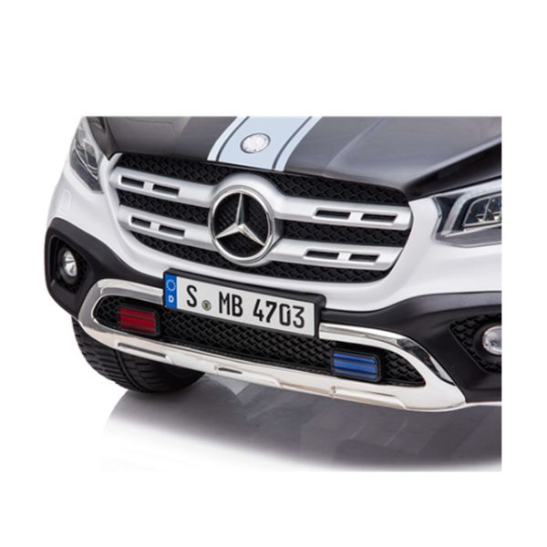 Полицейская машина 12В для детей заряжающаяся машина с 2.4G дистанционным управлением Настоящая машина с двумя местами