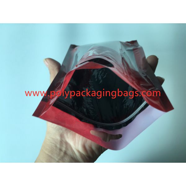 Red Printed Cigar Humidor Bags With Moisturizing Sponge OPP / LDPE Laminated Material