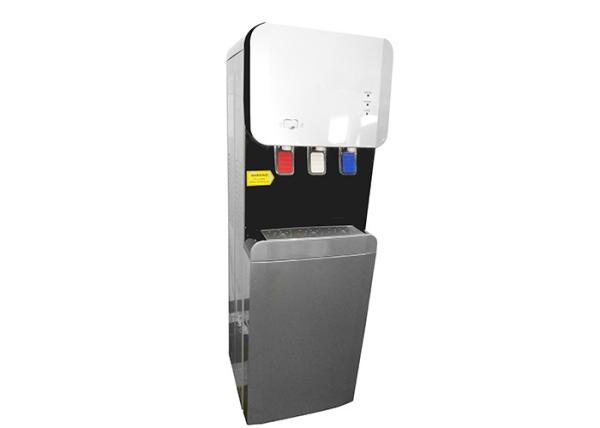 105L-ROG Hot And Cold Water Dispenser with 5 stage RO Water Purifier Silver and Black POU Water