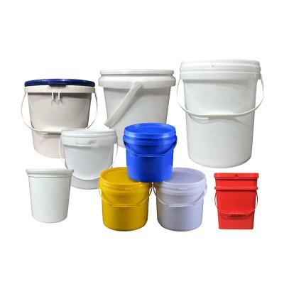 Watertight Plastic Bucket with Lid for Cleaning Storage and Brewing