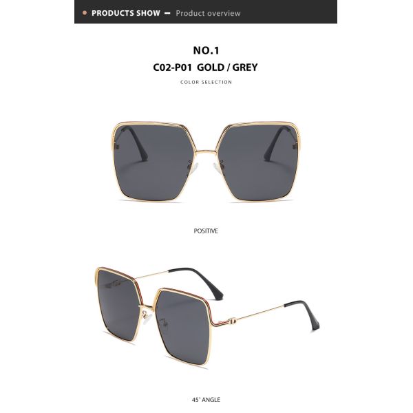 Объектив TAC солнечных очков рамки металла женщин полигональный управляя УЛЬТРАФИОЛЕТОВЫЙ преграждая