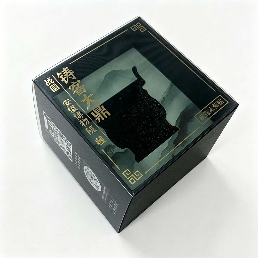 Insert Tray Transparent PET Sleeve Clear Window Box Retail Display Structure