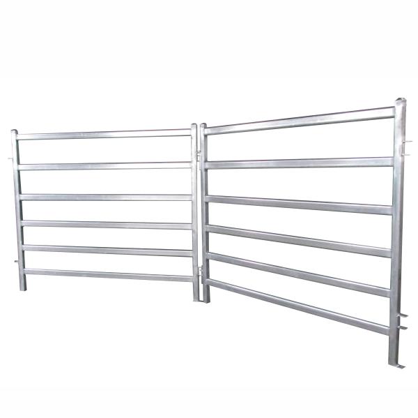 12 Ft Powder Coated Animal Fencing Hot Diped Galvanized Steel Pipe