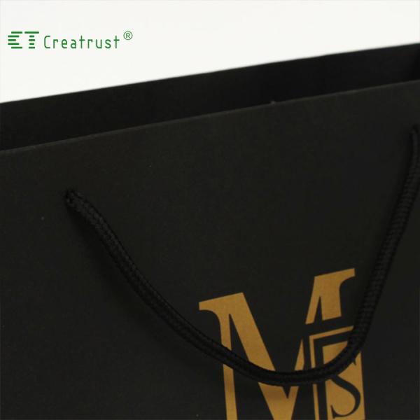 Creatrust High Quality White Flat Bottom Kraft Paper Handle Shopping Gift Kebab Wholesale Fancy Wedding Favor Boutique Bags