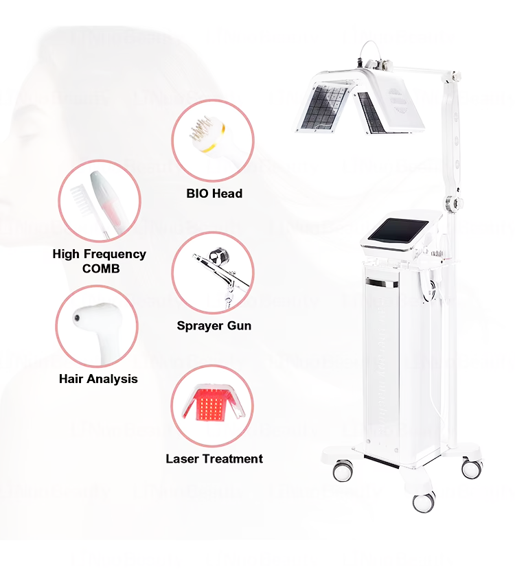 Safe High Frequency Hair Growth Stimulator Machine Laser Therapy Machine