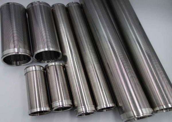 ISO9001 Approval Slot 0.04mm Wedge Screen Filter In Various Sizes
