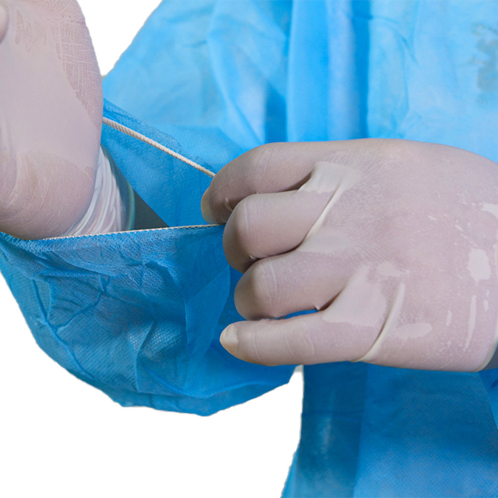Голубая медицинская устранимая лаборатория покрывает больницу PP 30G Nonwoven