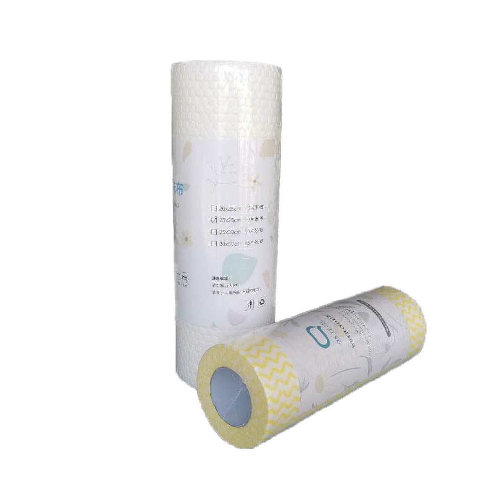 Nonwoven обтирая ткань очищая полотенца Woodpulp ветоши устранимая