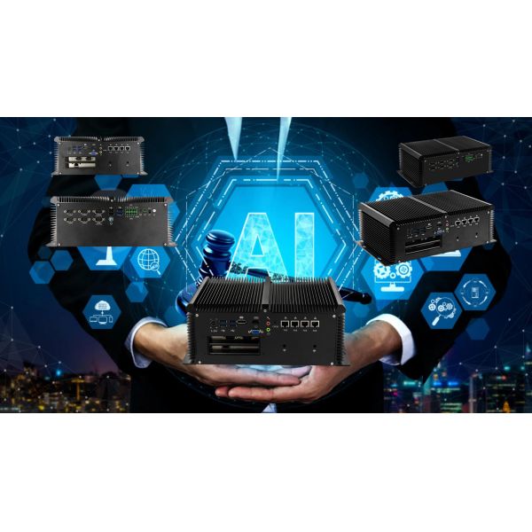 промышленный компьютер MINI PC промышленный компьютер без вентилятора ПК для ИИ, промышленного Интернета вещей и краевых вычислений 9-36В