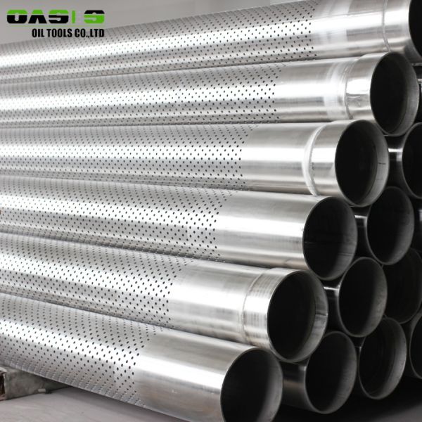Customized Size Perforated Metal Pipe , Anti Corrosion 4 Inch Well Screen
