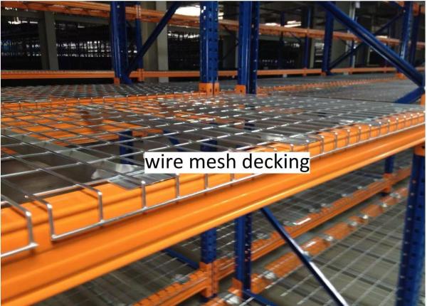 Strong Galvanized Wire Decking 900mm-1100mm Depth Pallet Racking Wire Decking