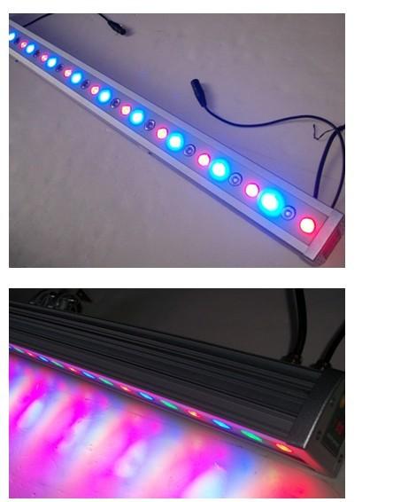 24 Pcs * 3W RGB LED Wall Washer Light 1000mm Outdoor Led Wall Washer IP65