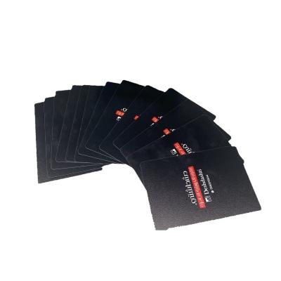 Costume impermeável plástico não tóxico 2,5 dos cartões de jogo X3.5”