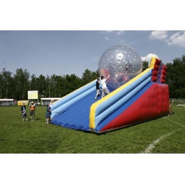 Rampa inflable soldada con autógena de la raza de bola de Zorb de los juguetes inflables al aire libre divertidos