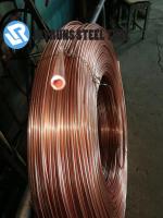 o aço sem emenda da liga de 3.16*0.5mm ERW conduz o tubo revestido de cobre do compressor de Bundy