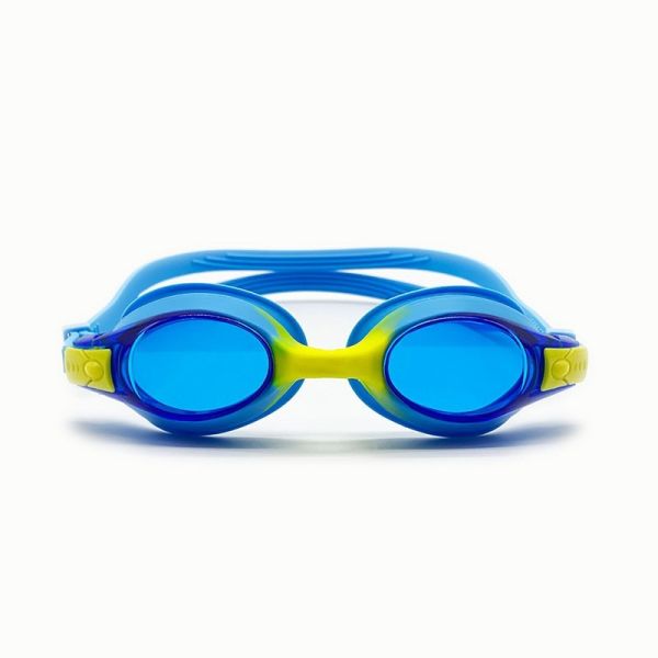 Kids Swimming Goggles with Anti-Fog UV Protection and Rainbow Plating Lenses for Safe Swimming