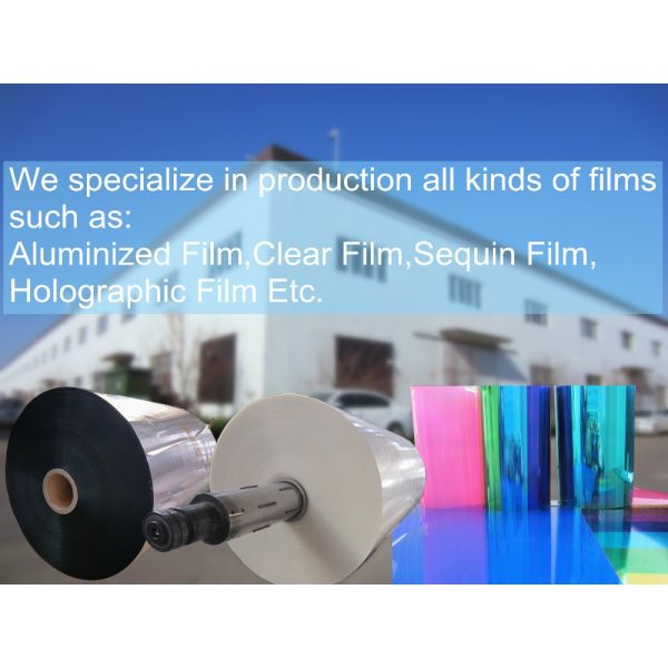 Устойчивая к влаге металлизированная пленка BOPP с настраиваемой печатью логотипов