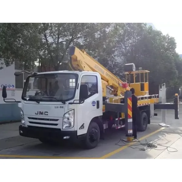 China Jmc 19 21 22 Meters Telescopic Boom Working Truck, Man Lifting Truck