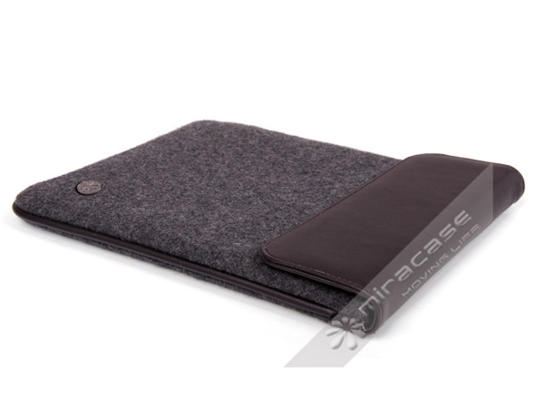 Miracase or OEM Functional  Grey Felt Tablet Bags for iPad & 10.1” Tablets