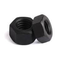 M3-M64 Black Hex Head Bolts High Strength Carbon Steel Din 934 For Industrial Fasteners
