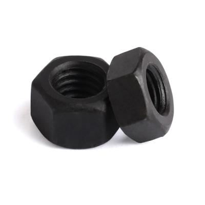 M3-M64 Black Hex Head Bolts High Strength Carbon Steel Din 934 For Industrial Fasteners