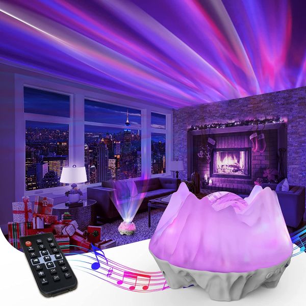 New Aurora Star Projector 3 in 1 Galaxy Night Light Projector Wireless Music Speaker for Kids Baby Teen Adults