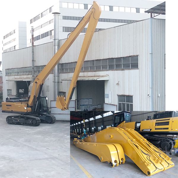 Excavateur à longue portée. Durable et performant.