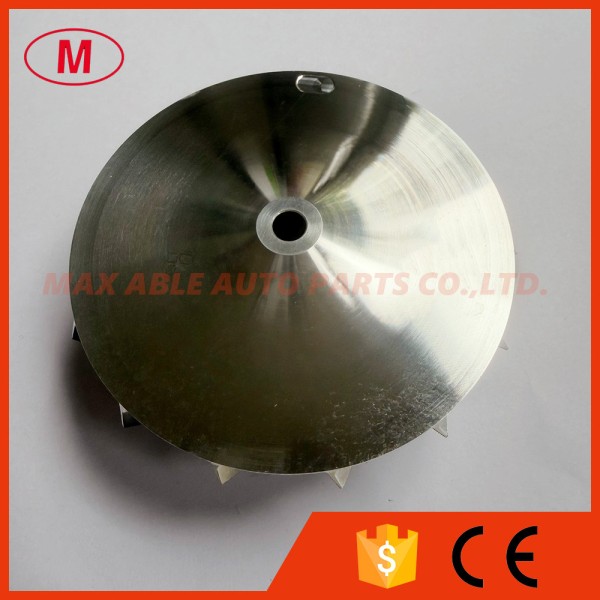 T04S 62.30/86.15mm 7+7 blades High performance turbo aluminum 2618/milling/billet compressor wheel for racing