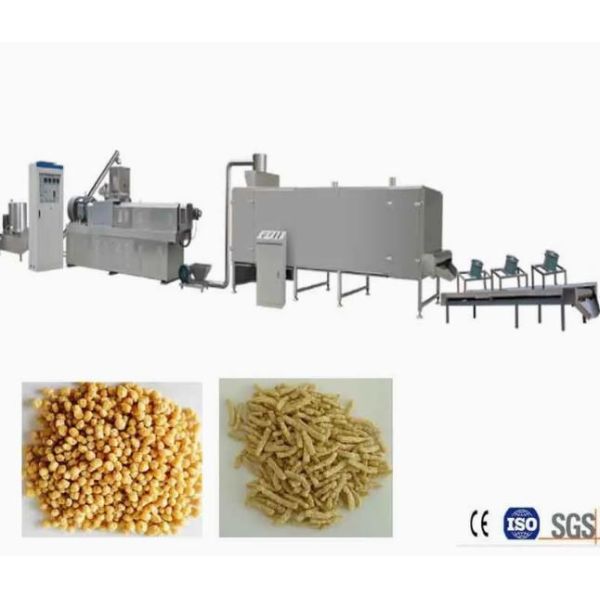 Automatic Nuggets Soya Chunks Extruder Machine / Snack Maker Machine