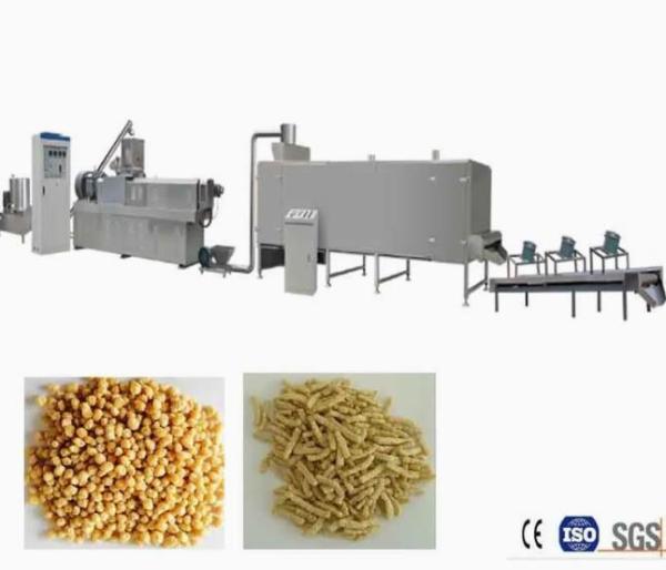 Extrudeuse automatique de pépites du soja faisant la machine/la machine fabricant de casse-croûte