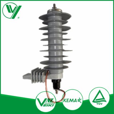 Outdoor Brace-Type Surge Arrester HY5WBG-17/50 17kV Polymer Housing