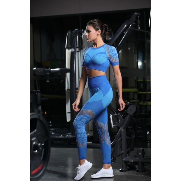 Vintage High Waist Leggings Breathable With Retro Patterns